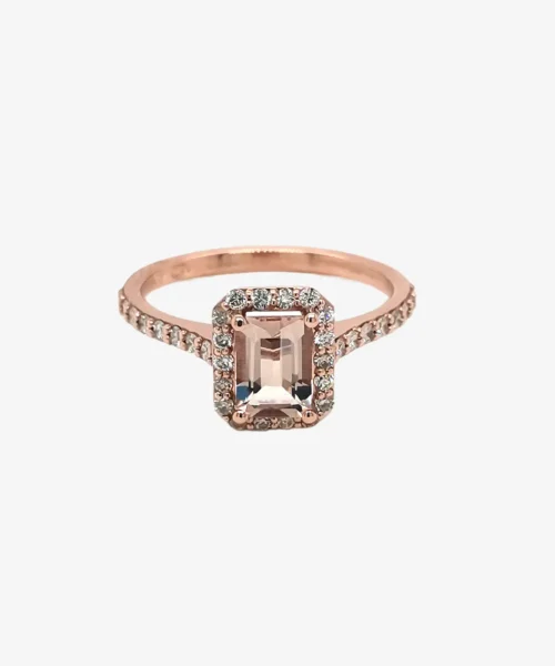 Morganite ring